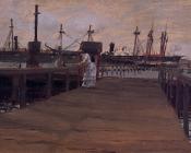 威廉梅里特查斯 - Woman on a Dock